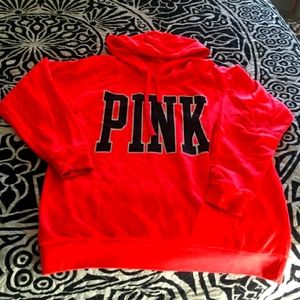 Pink hoodie shirt